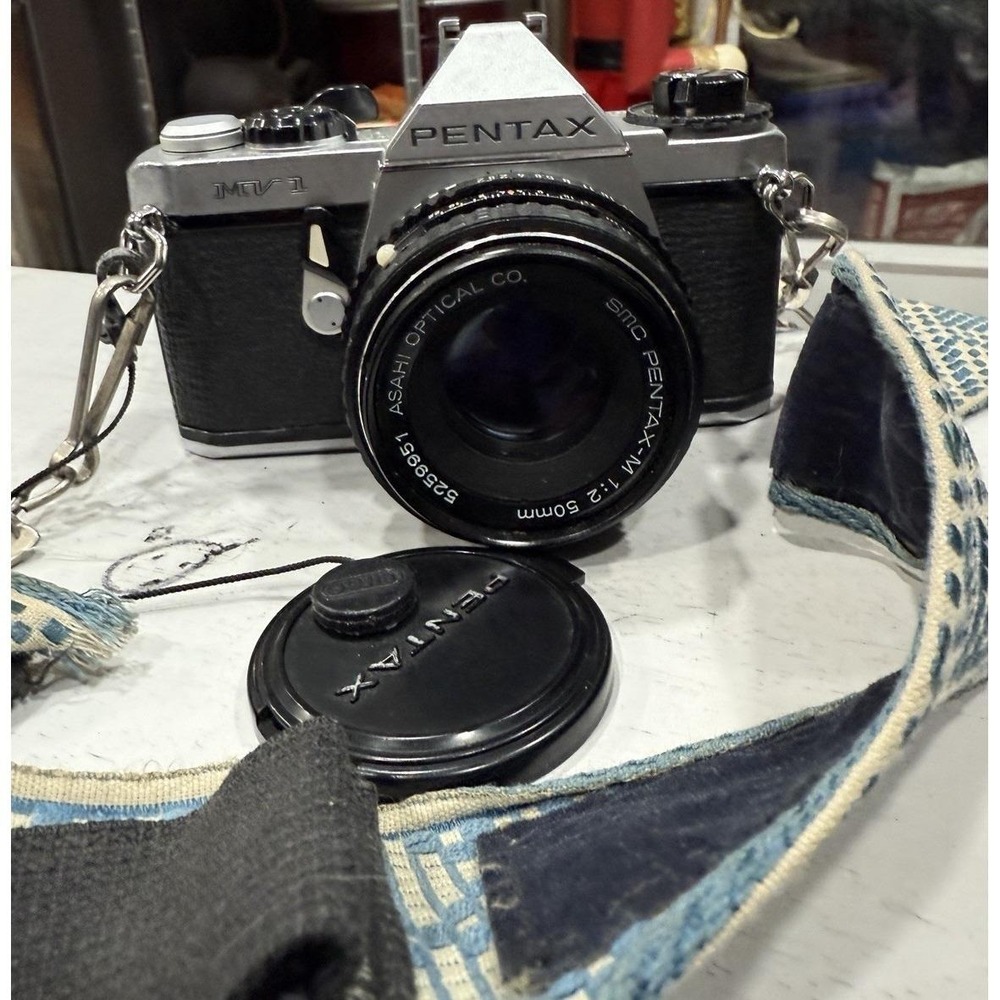PENTAX MV1 film camera 35mm With Strap‎ Tested